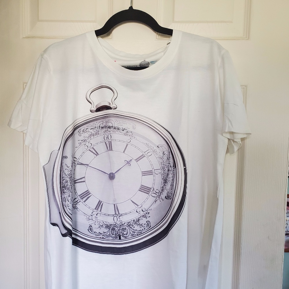 Clock Hand Dyed and Designed T-Shirt